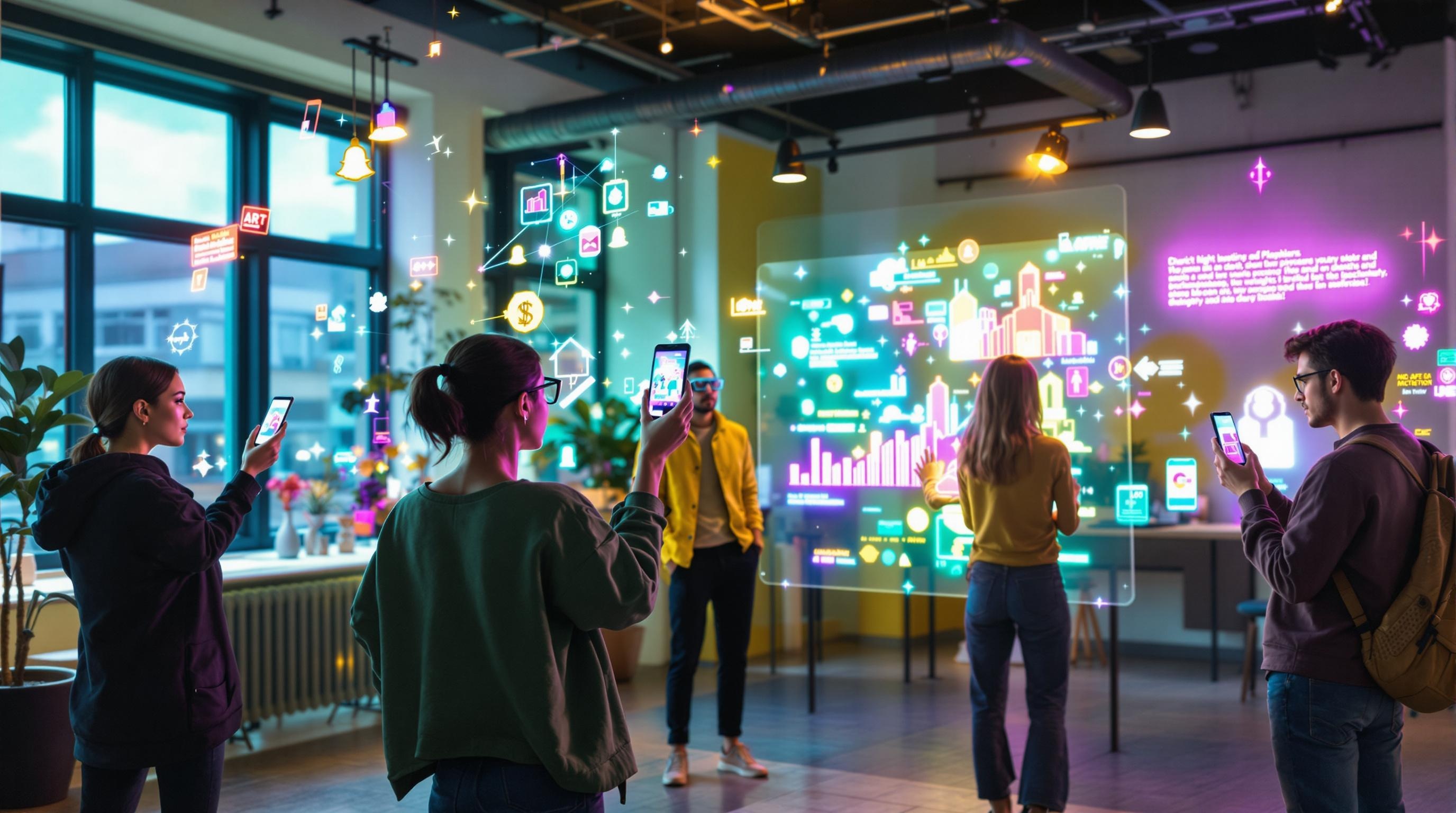 Geschäftsleute entwickeln Snapchat Marketing Strategien für die Generation Z