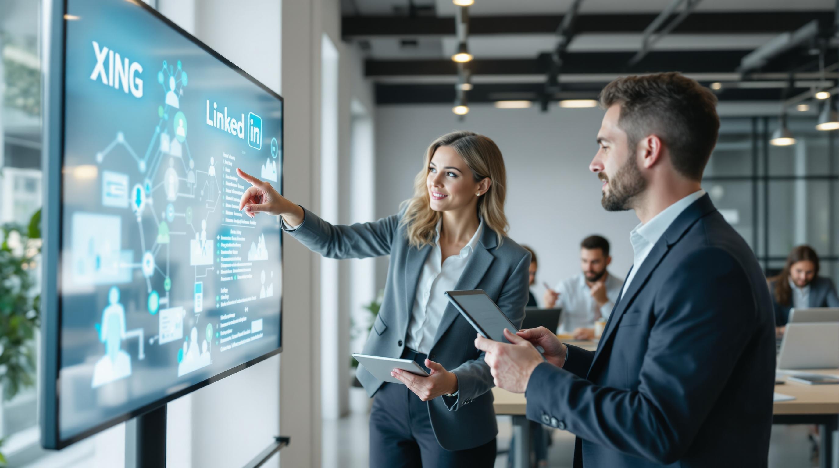 XING und LinkedIn für B2B-Kommunikation